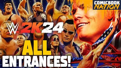 wwe 2k24 entrances|wwe 2k24 all entrances.